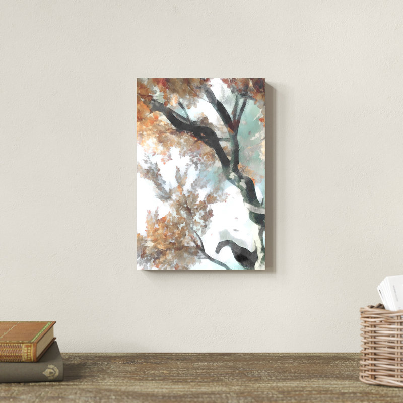 " Fall Tree II " Painting Print, 12" H x 8" W