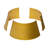 22"D Gold Hammer-harden Metal Tree Collar(KD)-111236413-70594166