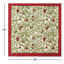 Liljan Baies de houx Napkins - Red & Green - 19" x 19"