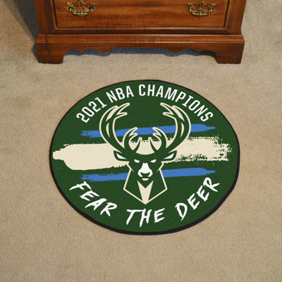 NBA  Milwaukee Bucks 2021 NBA Finals Champions Basketball Mat