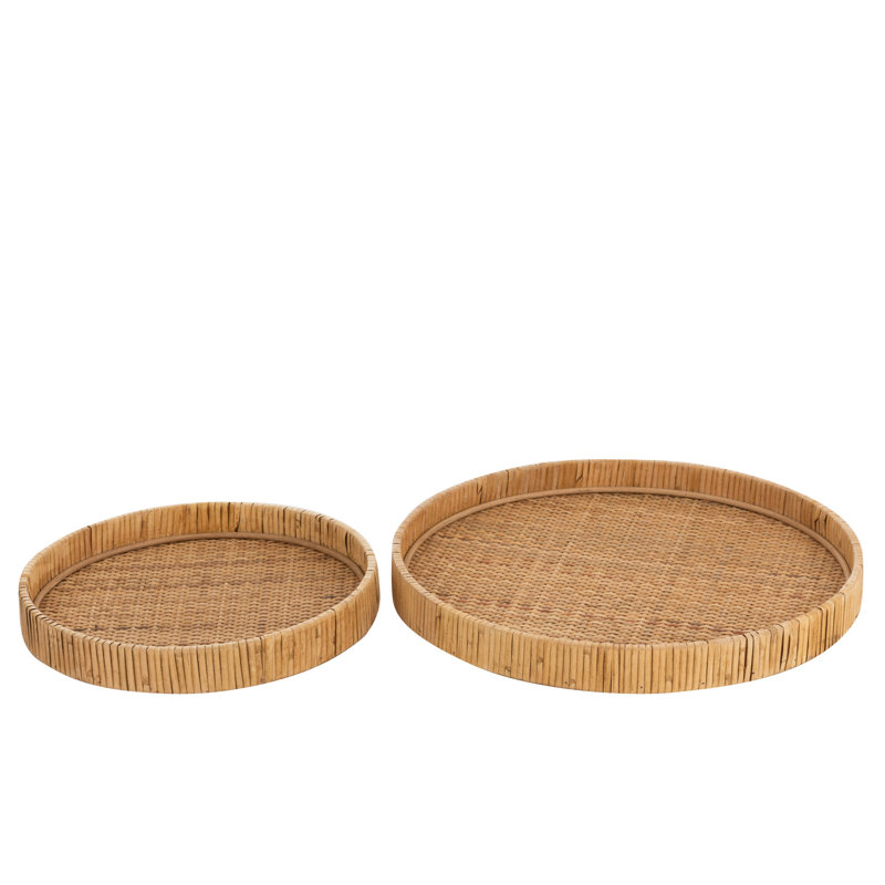 Haki Wicker Decorative Tray