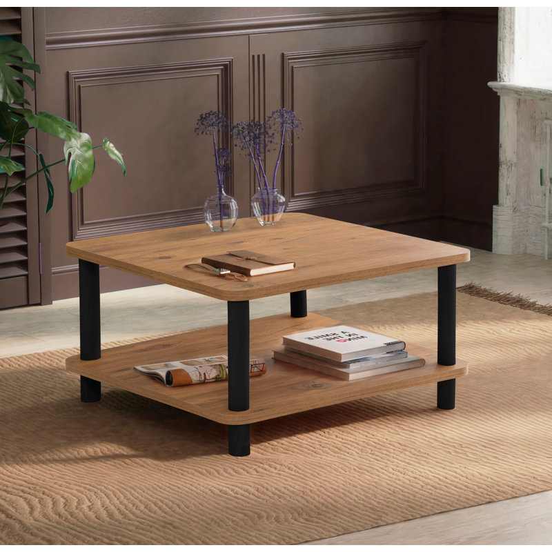 Table basse à 4 pieds avec rangement Hysell