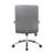 Megh Rolling Executive Conference Chair, Gray Vinyl, Chrome Base-117561293