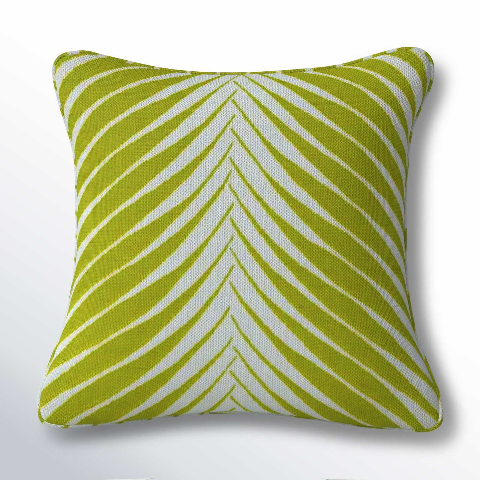 Annaya Sunbrella® Throw Pillow, Green, 18" x 18"