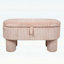Banc coffre ottoman moderne en velours côtelé avec compartiment caché spacieux, idéal pour le salon, la chambre à coucher et l'entrée.-809872164
