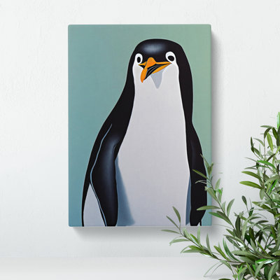 Awesome Penguin - Wrapped Canvas