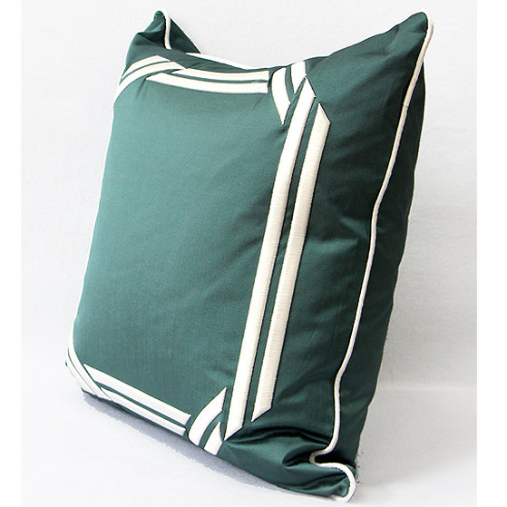 Embroidered Throw Pillow