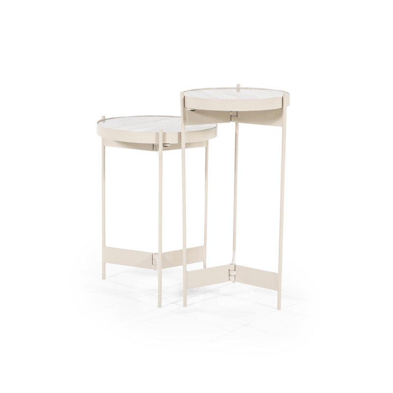 Sib Marble Nesting End Table