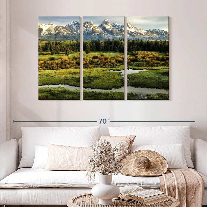 Alvord Majestic Wyoming Mountain Range, 32" H x 50" W