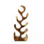 Burruss Solid Wood Wine Bottle Rack in Brown