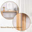Console rustique en bois naturel - Table d'entrée de 77 po au design campagnard moderne - Canapé long et étroit pour le salon, le couloir ou derrière le canapé - Finition bois clair
