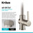 KRAUS Britt Single Handle Commercial Style Kitchen Faucet-98373825-98373826