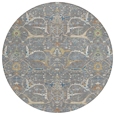 Machine Washable Indoor/Outdoor Brenden ACN2250 Global Rug