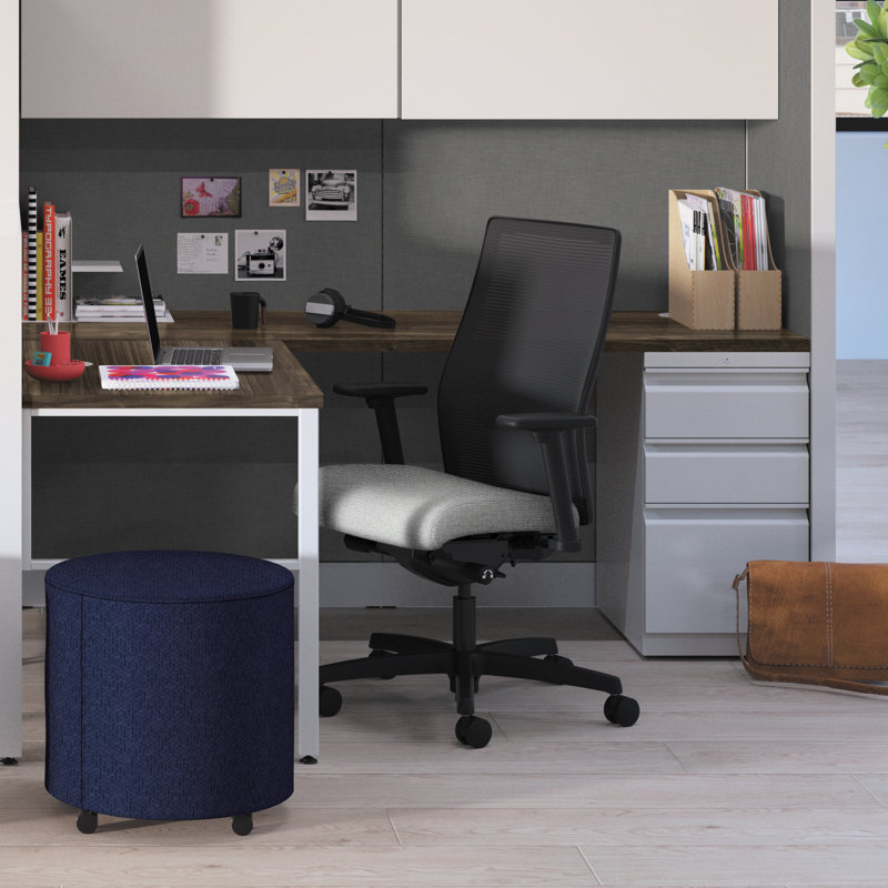 HON Ignition 2.0 Big And Tall Office Chair, 450Lbs Weight Capacity, Black Frame, Ash, No, Ash