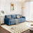 Dodington Classic Comfort Loveseat - Contemporary Modular Fabric Sectional for Small Spaces-971810790-1002140843