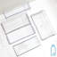 iDesign 4-Piece 50% Recycled Plastic Fridge Organizer Bin Set, Clear