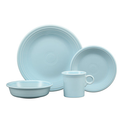Fiesta Dinnerware 4-Piece Place Setting Set, Service for 1