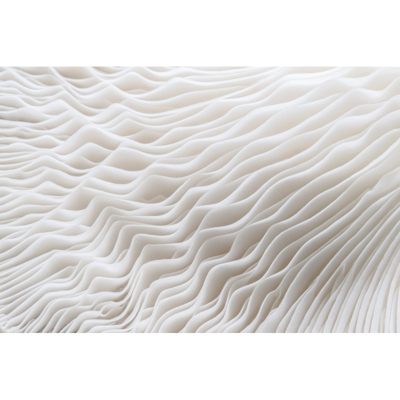 " White Lines Ridges Soft Abstact ", 26" H x 50" W x 1.5" D