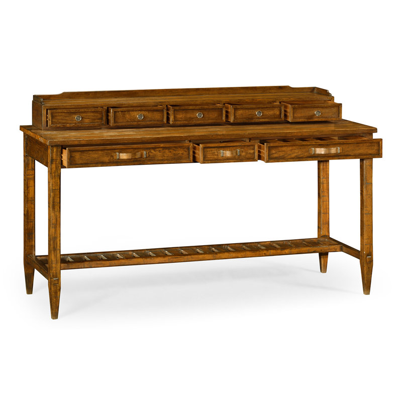 Casually Country 72'' W Solid Wood Buffet, Country Farmhouse Walnut