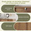 Buffet en bois avec rainure de conception, buffet avec rangement et armoire d'appoint multifonctionnelle