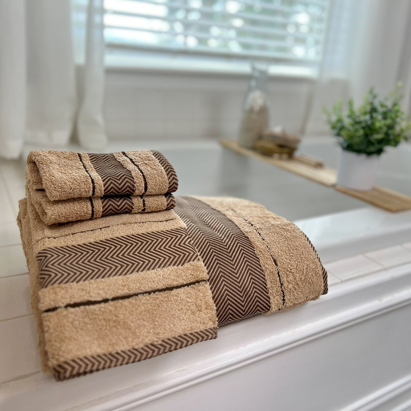 Serviettes de bain Kafthan, Beige