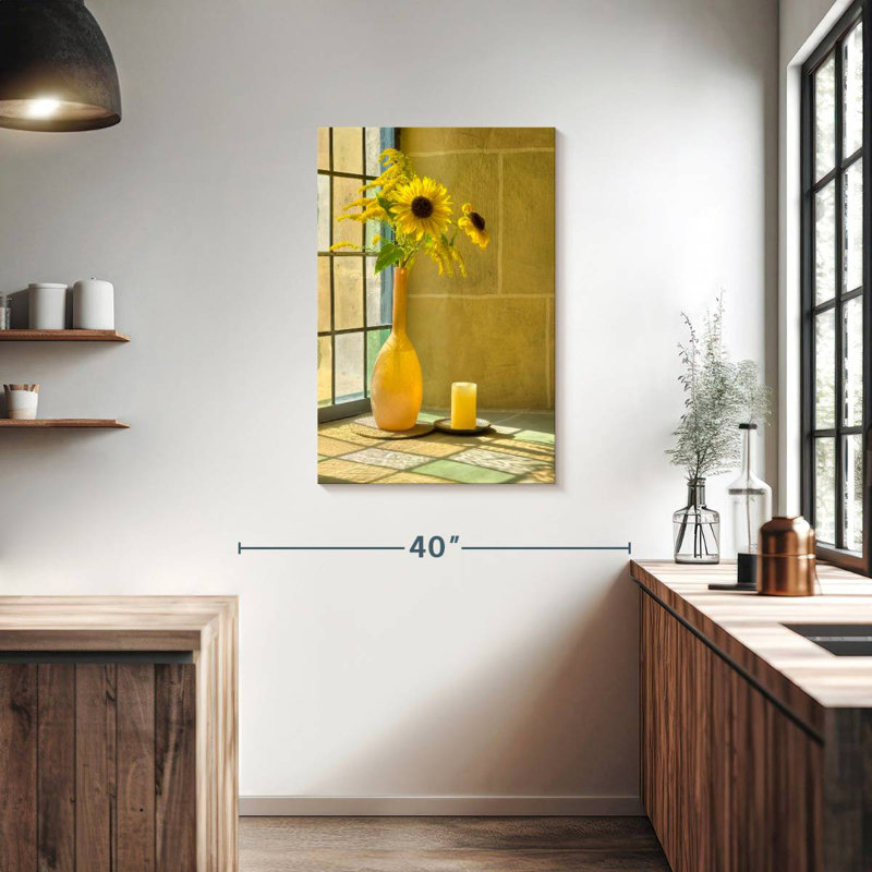Harnek Sunflower Window, 36" H x 24" W