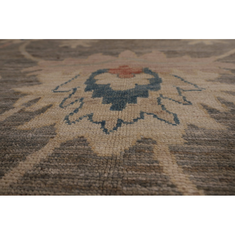 Tapis turc gris Oushak 9x11