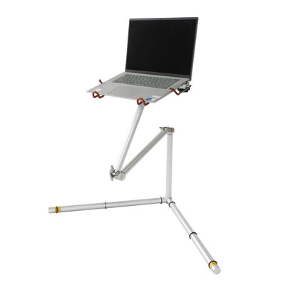 Convenient and easily adjustable laptop desk