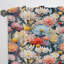 Pastel Rainbow Botanicals Pattern III - Floral Curtain - Room Darkening Floral Curtain - 1 Panels-107561729