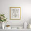 Bessler Study Neutral 13' Framed Graphic Art Print on Glass