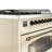 ILVE Nostalgie II Series 48 inch Dual Fuel Range with 5 Sealed Burners, Griddle, Frenchtop (Glass Door)-98196582-98196565
