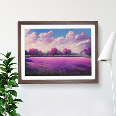 Lush Bluebell Field - Single Picture Frame Painting