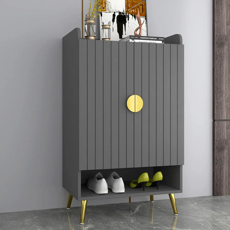 Armoire de rangement pour chaussures 15 paires, Noir