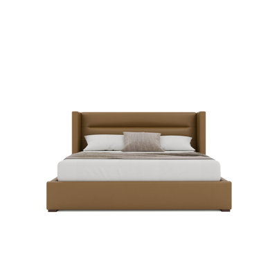 Esparto Vegan Leather Wingback Bed