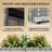 Patio Elevated Planter Box,Raised Garden Bed