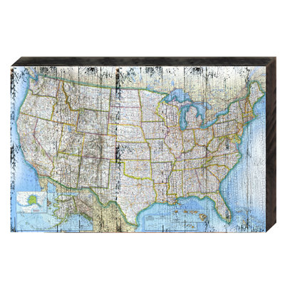 " Map Of USA " by G.DeBrekht