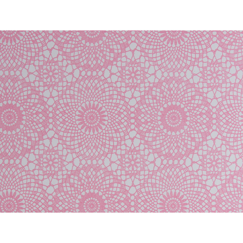 Adhésif décoratif pour fenêtre Contour Rose Film