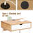 Kila Accent Table with Storage - Versatile Small Table for Home Office-375090814-375090815