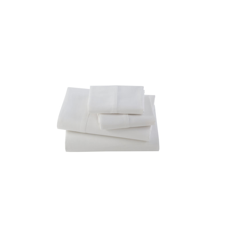 Letto Studio Bedding Modern & Contemporary Sateen Duvet Cover, Full/Queen Duvet Cover, White