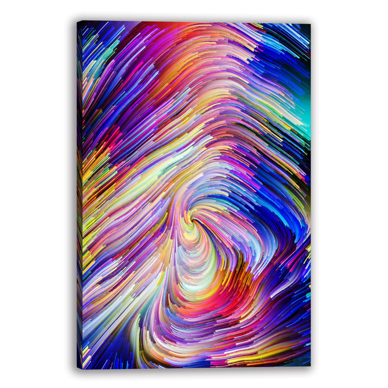 «Dreams chromatiques», impression sur toile tendue, H 24 po x l 36 po x P 1,5 po