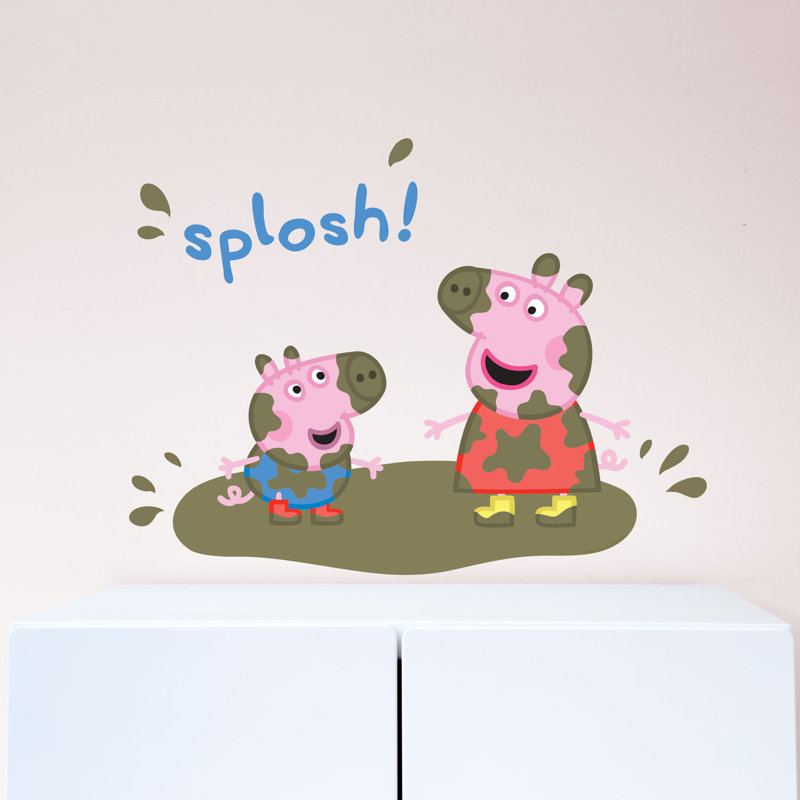 Animals Wall Decal, Blue, 61cm H x 81cm W
