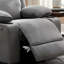 Fauteuil inclinable gris chauffant et chauffant avec massage, se concentrant sur les fonctions d'assistance aux personnes âgées, simple à utiliser, offrant commodité pour les soins à domicile