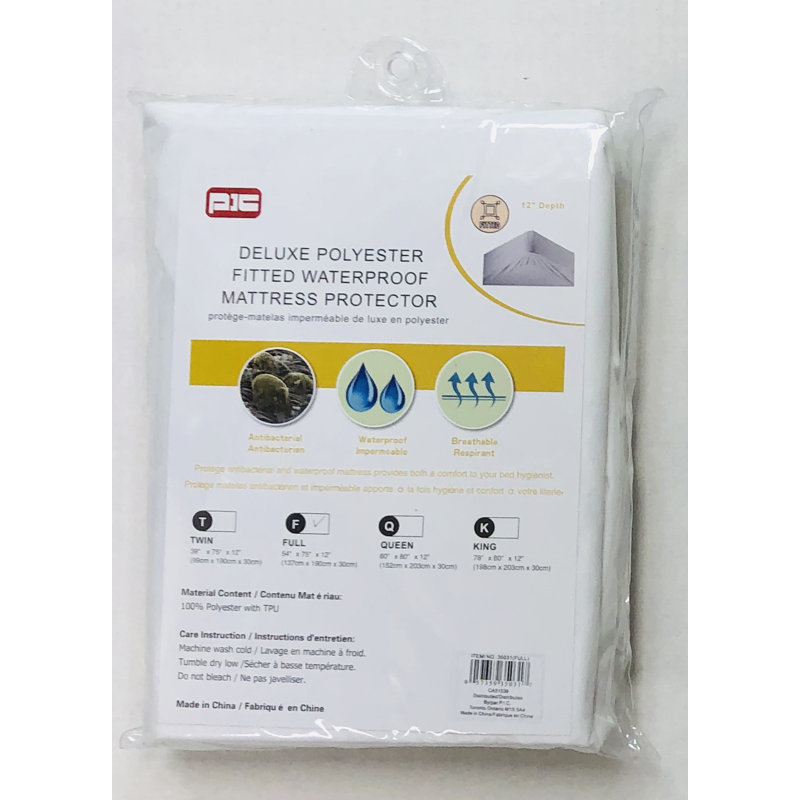 Housse de matelas imperméable, Double