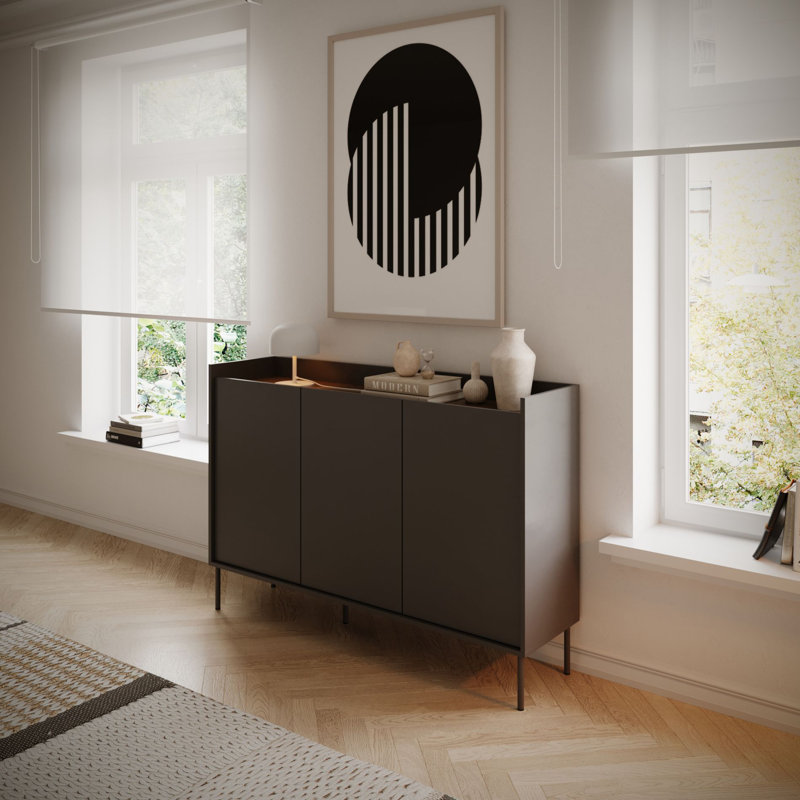 139.8cm Sideboard, Black