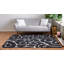 Tapis contemporain de couleur charbon-837707696