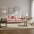 Sofa 56" Velvet Round Arm Loveseat-1484433302