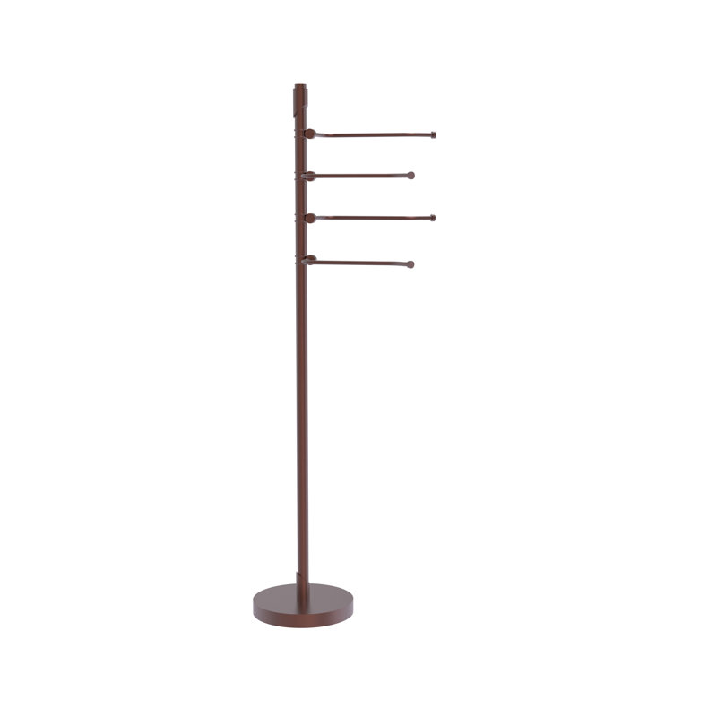 Porte-serviettes sur pied Southbeach, Cuivre antique