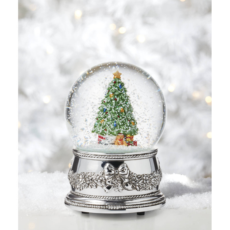 Christmas Tree Musical Snow Globe