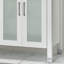 Meuble-lavabo 72 po avec portes à panneau de verre et options personnalisables