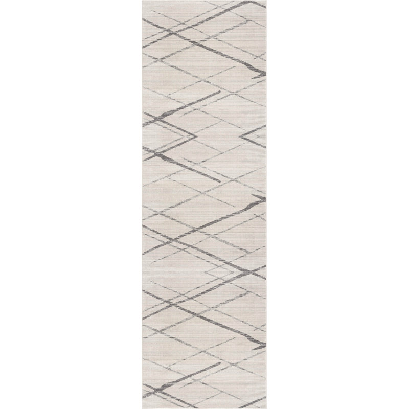 Kymiere Abstract Indoor Rug, Runner 2'3" x 8'